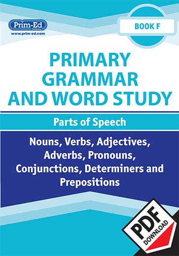 Primary Grammar and Word Study – Parts of Speech: 5th Class eBook ...