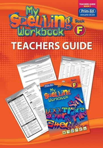 My Spelling Workbook Teachers Guide Book F 5th Class English