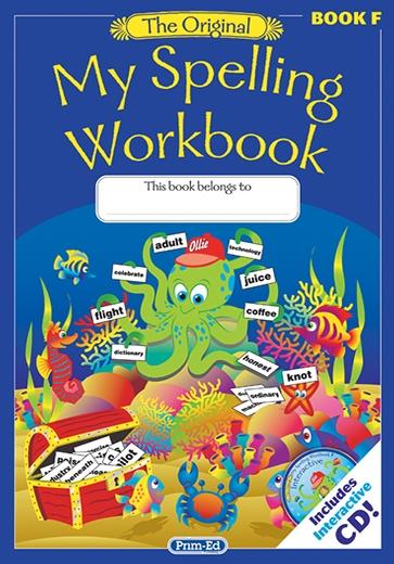 Original My Spelling Workbook Book F English 5th Class