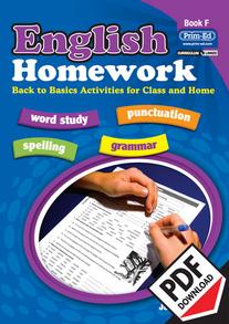 types of english homework